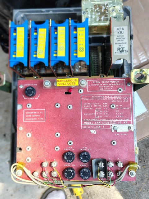 1A2 KEY SYSTEM 501 KSU EQUIPPED 4 LINES COMPLETE, Western Elect ...