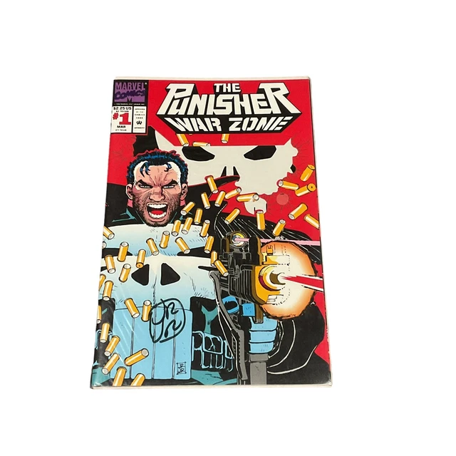PUNISHER WAR ZONE #1 1992 SIGNED by JOHN ROMITA JR. (no COA)