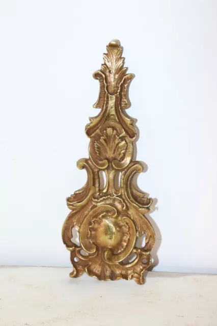 ancien Décor en Bronze  , Ornement de Meuble mobilier ancien