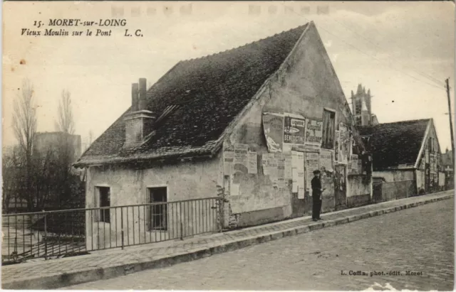 CPA MORET-SUR-LOING Vieux Moulin sur le Pont (924779)