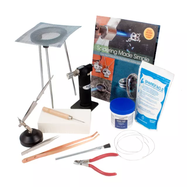 Jewelry Soldering Kit for DIY Jewelry Making Repairs w/ Solder Wire Butane  Torch