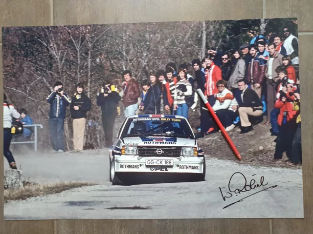 Opel Ascona 400 Rothmans Rallye Monte Carlo 1982 #2 Walter Röhrl Bild 40X60