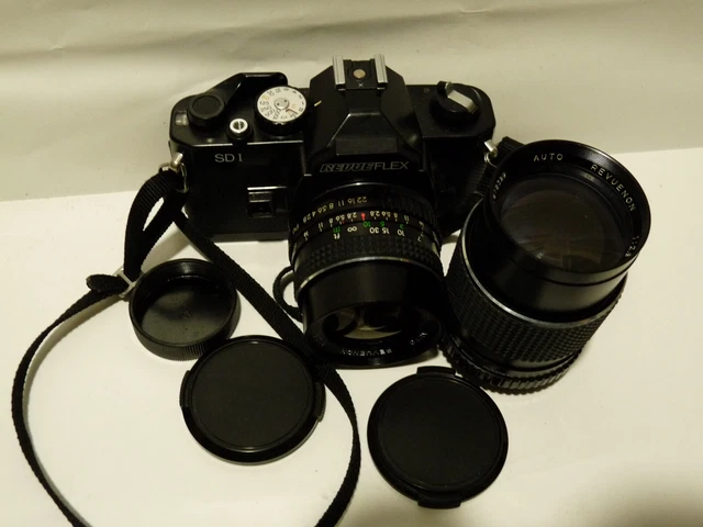 SLR Revueflax SD1 mit 2 Objektiven ( M-42 Anschluss )