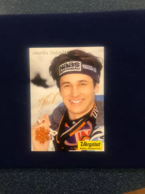 Autogrammkarte Martin Schmitt signiert Skispringen  Wintersport 2