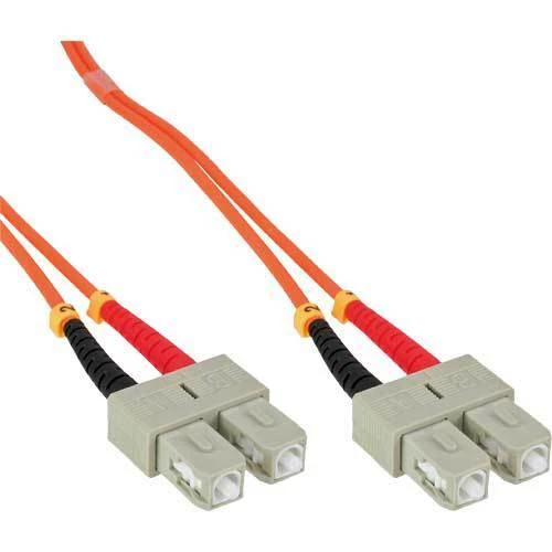 3 cavi duplex InLine® fibra ottica, SC/SC 50/125μm, 0,5 m