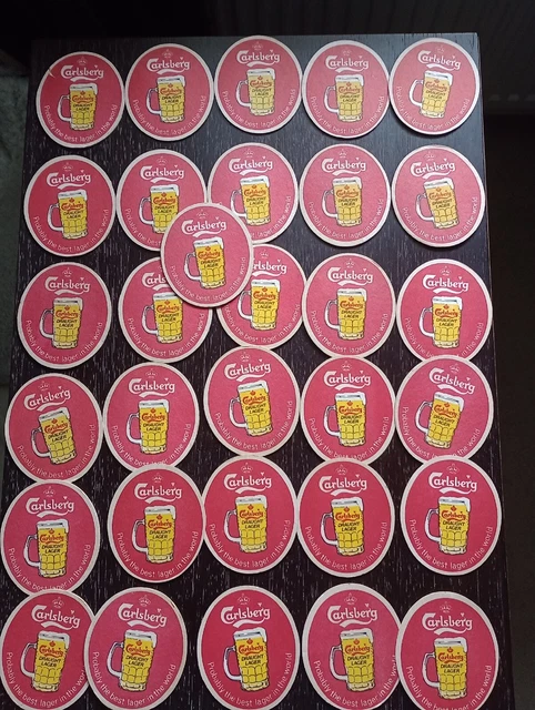 31 x Carlsberg Brauerei Bieruntersetzer-Zuglager