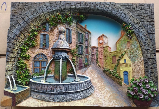 DIY - Cadre en bois 3D - Forêt de Noël 20 x 30 x 6,6 cm