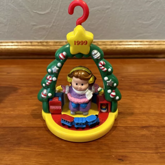 Fisher Price Little People Ornament 1999 Christmas Eve 72747