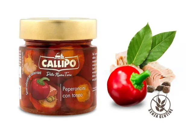 Peperoncini Con Tonno  -Callipo -Gr.  225