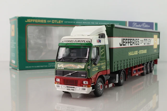 Corgi CC12416; Volvo FH Curtainside Trailer, Jefferies of Otley; Very Good Boxed