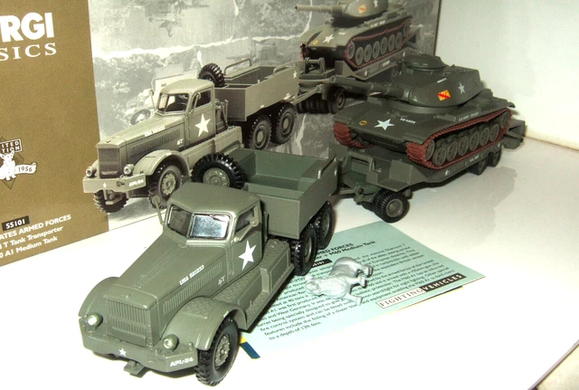 Corgi 55101 Diamond T Tank Transporter & M60 A1 Medium Tank 32nd Armor US Forces