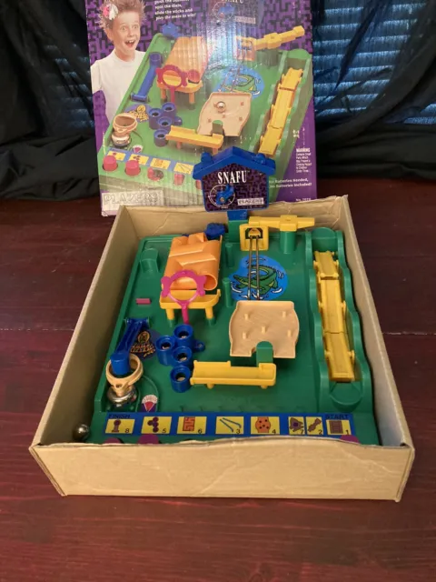 Vintage Snafu Marble Maze Game Tomy