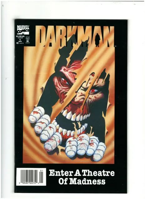 Darkman #1 NM- 9.2 Newsstand Marvel Comics 1993 Kurt Busiek