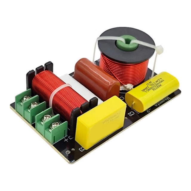 Filtre Crossover 2 Voies 250 W - Fréquence Réglable 2500-3000 Hz, Pour Enceintes Home Cinéma Ou Hi-fi