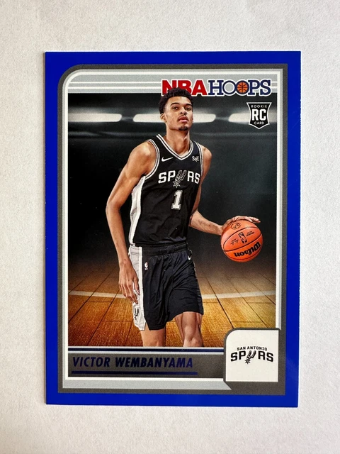 Carte Sportive Victor Wembanyama Rookie - Topps Chrome 2024 /299, Spurs, NM/M
