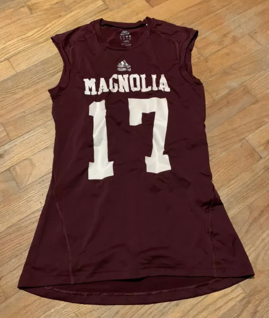 adidas Men’s TECHFIT Magnolia Football Compression Shirt Sz. M NEW #17 CLIMALITE