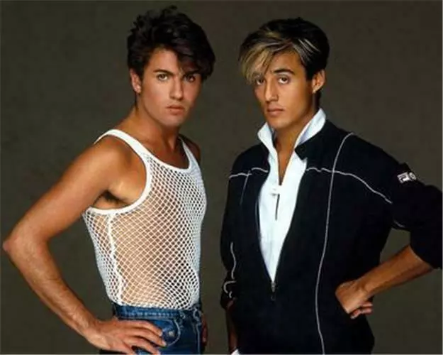 381502 George Michael e Andrew Ridgley Wham! POSTER STAMPA DA PARETE UK