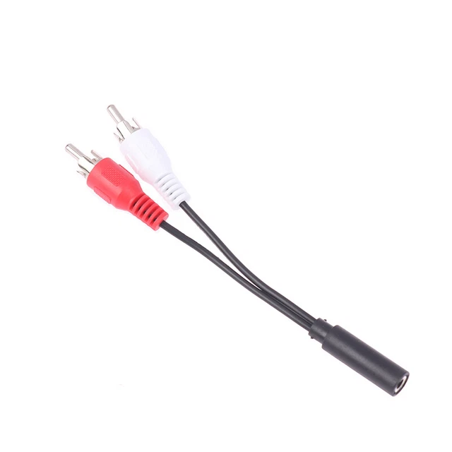 5 Stück 3,5 Mm Kabel-Ersatzstecker – Mono-Buchse Auf Blankes Kabel, 0,3m, Für Audio-Reparatur & DIY