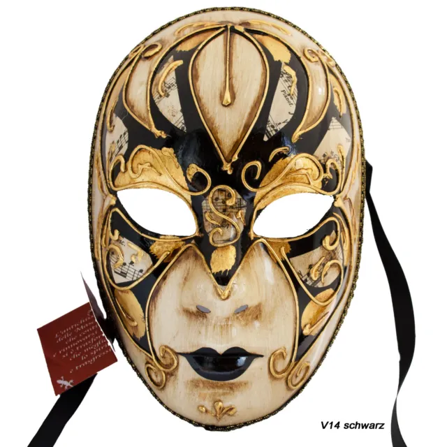 Venezianische Maske Gesichtsmaske Volto Damen Karneval Ballmaske Maskerade
