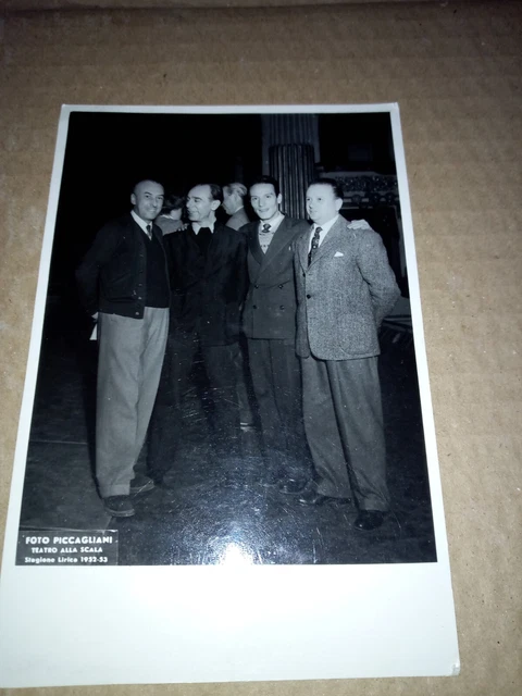Cod. 388 Foto Teatro Scala Gruppo Foto Piccagliani Lirica 1952-53