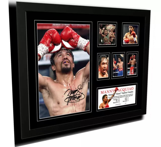 Manny Pacquiao Signed Limited Edition Framed Memorabilia