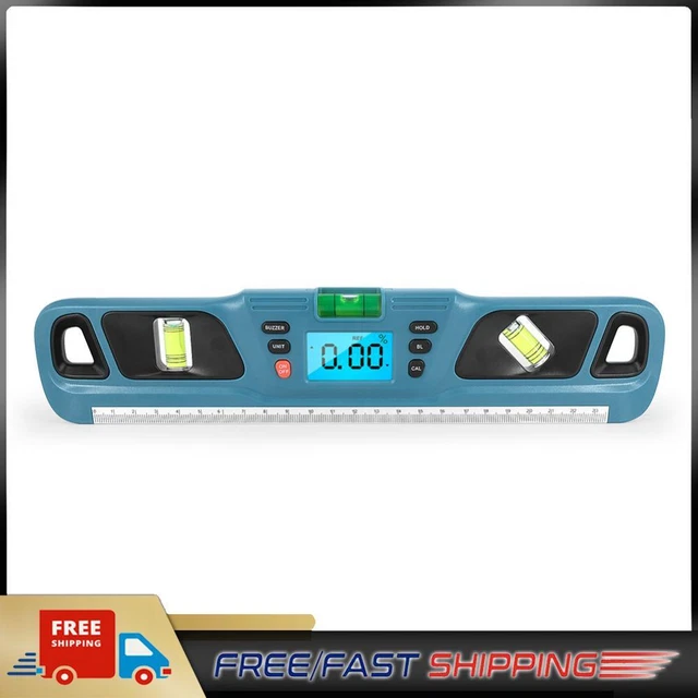 Digital Magnetic Base Level Slope Inclinometer Electric Angle Finder (Blue) #1