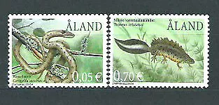 Aland Correo Yvert 199/200 Mnh ** Fauna reptiles