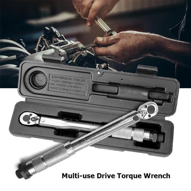 5-25NM 1/4 INCH Square Drive Torque Wrench Two-Way Precise Preset ...