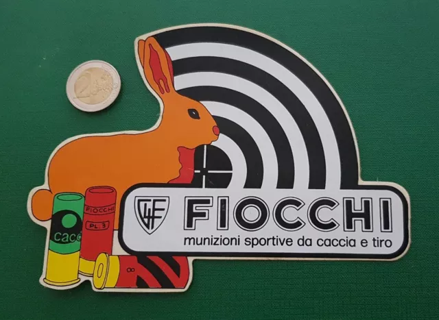 (411) Adesivo originale autocollant sticker anni 70 80 munizioni FIOCCHI