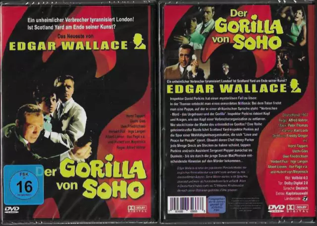 Edgar Wallace  Der Gorilla von Soho  Horst Tappert    (DVD)  NEU  OVP