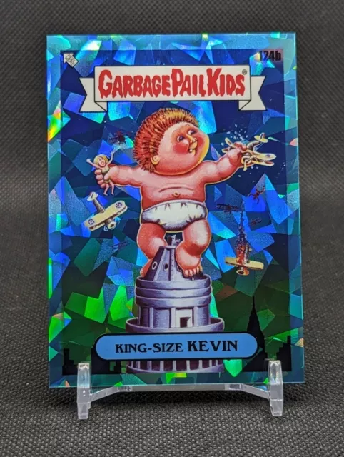 2021 Topps Garbage Pail Kids Sapphire KING-SIZE KEVIN 124b Aqua Refractor 37/99