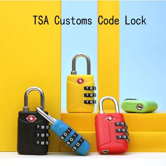 TSA Customs Password Lock Anti-theft Suitcase Luggage Coded Lock  Travel