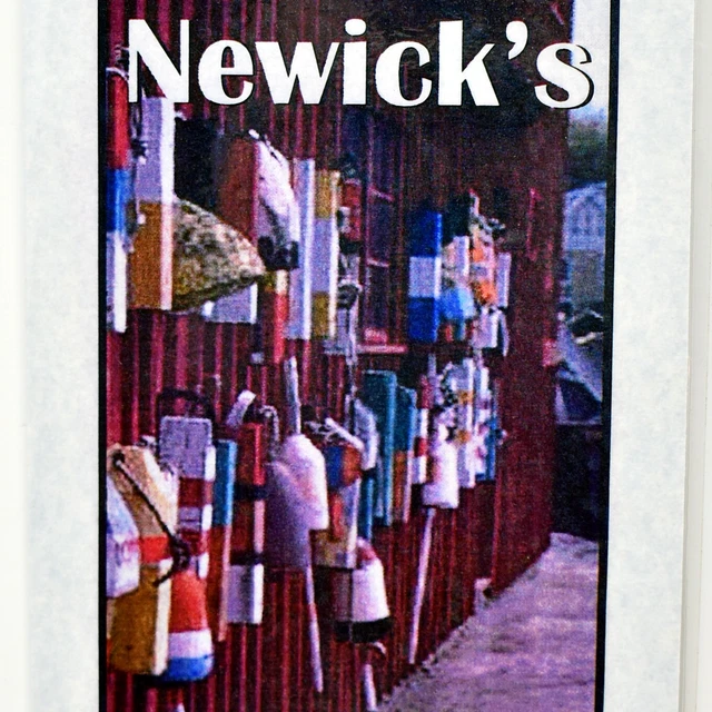 2003 NEWICK'S LOBSTER House Restaurant Drinks Desserts Menu Dover New