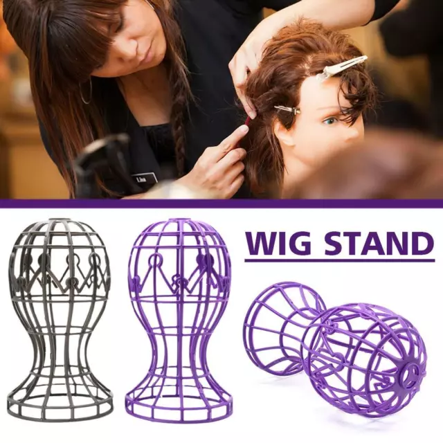 Wig Display Stand Mannequin Dummy Head Cap Hair Holder Stable Foldable H4 Y7Q9