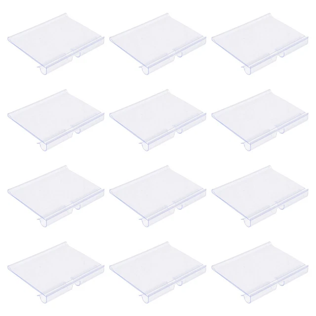 Sourcing Map Lot De 30 Supports Étiquettes L Forme 100x40mm Transparent - Plastique Pour Étagères Et Rayonnages