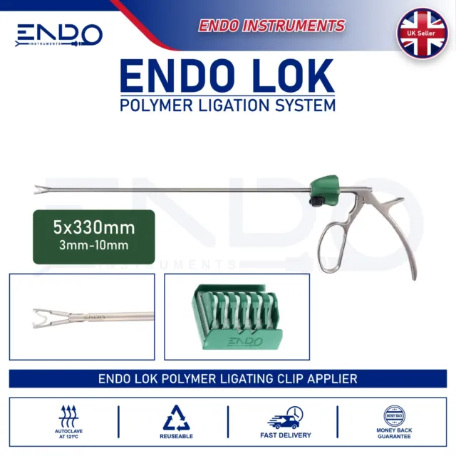 ENDO® Endolok Clip Applikator Endo Lok Hefter 5 mm 10 mm ML L XL CE 3