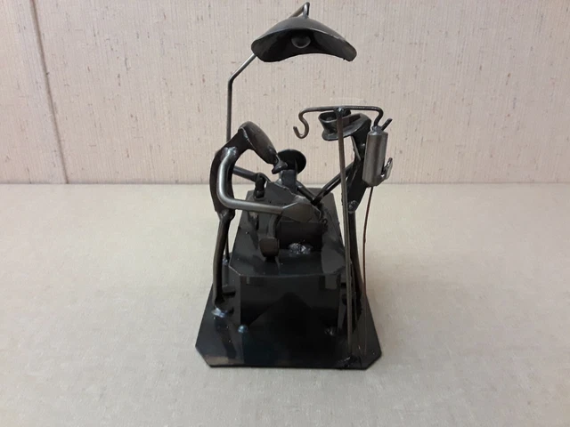 Metal Nail Surgery Folk Art Sculpture