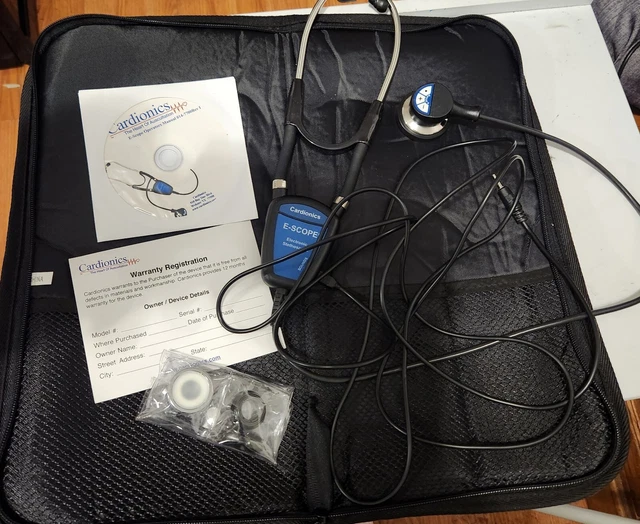 Cardionics E-Scope II Electronic Stethoscope 718-7700