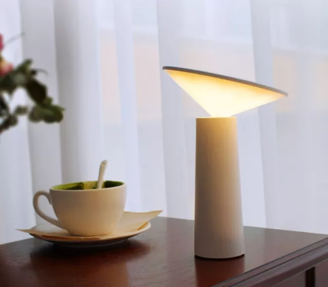 Lampada Da Tavolo Touch LED Ricaricabile USB Dimmerabile Luce Decorativa Bianca
