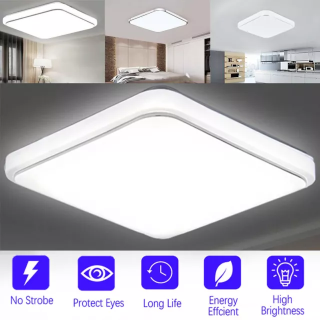 12W-36W Kaltes Weiß LED Deckenleuchte Deckenlampe  Badezimmer Küche Flur lampe