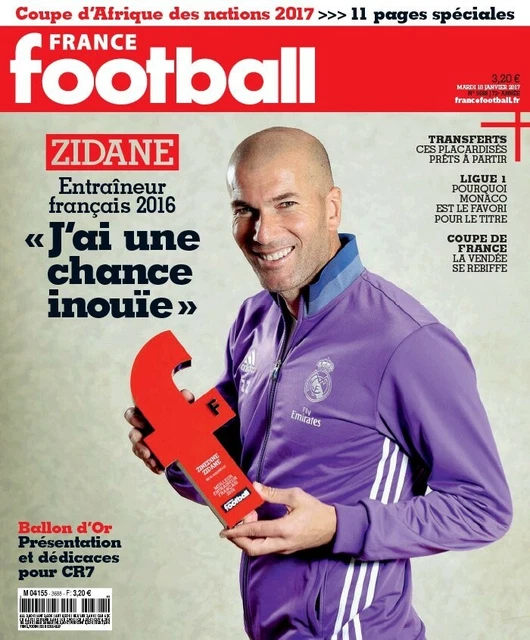 Magazine France Football – Spécial Zidane / Real Madrid – Bon état