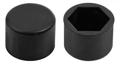 20 Tapacubos Tapas de Silicona 19mm para Coche Neumáticos Llantas Aleación Negro