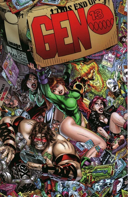 Image Comics Gen 13 Comic Book Issue #1 (1995) High Grade Michael Golden Cover