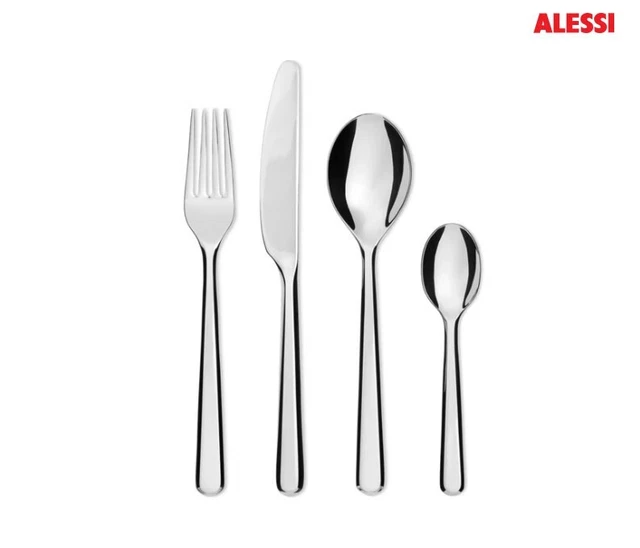 Alessi Forchetta Da Pesce Nuovo Milano - Acciaio Inox Lucido 23cm