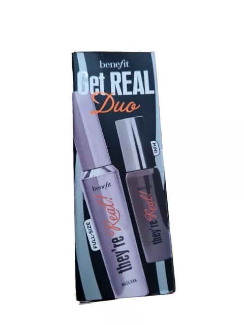 BENEFIT Get Real Duo - They're Real Mascara Booster Set (JET BLACK)