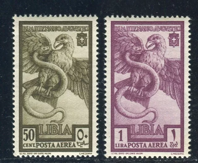 1938 Regno D'italia Colonie Libia Bimillenario Augusto Posta Aerea L 108