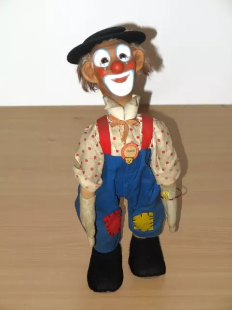 Steiff Clown " Clownie " 43 CM Avec Kfs Complet 50er Années En Haut RAR