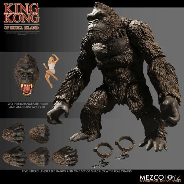 Mezco Toyz King Kong Of Skull Island 18cm Figura de Acción