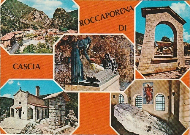 Roccaporena Di Cascia Vedutine Viaggiata