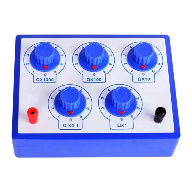 J2361 Resistance Box Resistore un Decadi Variabili di Precisione 0-9999.9 M H2O6